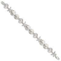 Sterling Silver Seashells Bracelet