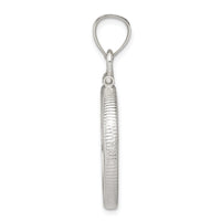 Sterling Silver 21.1 x 2.0mm $0.05 Screw Top Coin Polished Bezel Pendant