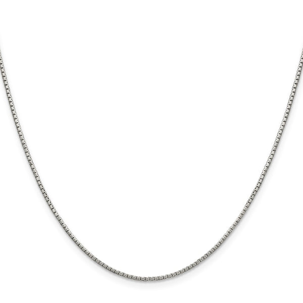 Sterling Silver 1.35mm 8 Sided Box Chain