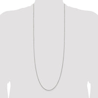 Sterling Silver 1.35mm 8 Sided Box Chain