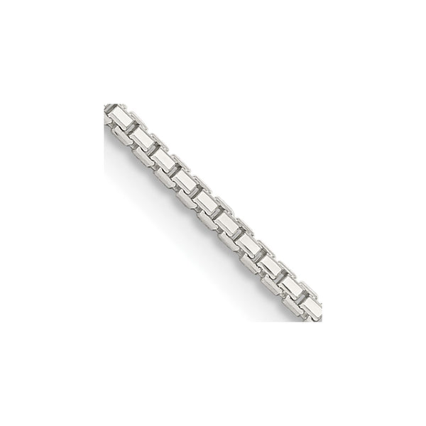 Sterling Silver 1.35mm 8 Sided Box Chain