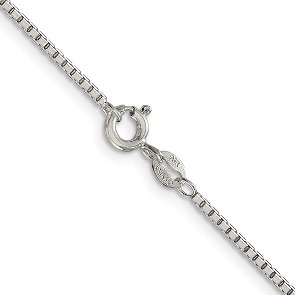 Sterling Silver 1.5mm 8 Sided Box Chain