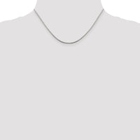 Sterling Silver 1.5mm 8 Sided Box Chain