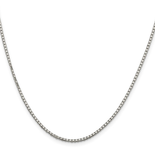 Sterling Silver 1.7mm 8 Sided Box Chain