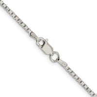Sterling Silver 1.7mm 8 Sided Box Chain