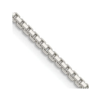 Sterling Silver 1.7mm 8 Sided Box Chain