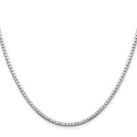 Sterling Silver 2mm 8 Sided Box Chain