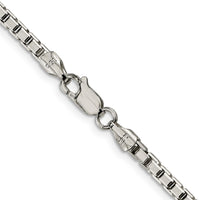 Sterling Silver 2.9mm 8 Sided Box Chain