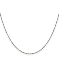 Sterling Silver .9mm Box Chain w/2in ext.