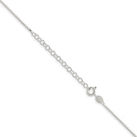 Sterling Silver .9mm Box Chain w/2in ext.