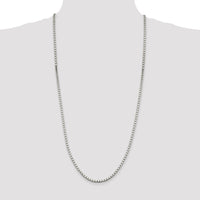 Sterling Silver 3.25mm Box Chain