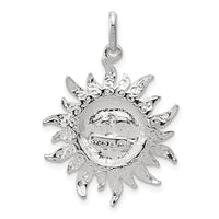 Sterling Silver Sun Pendant