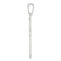 Sterling Silver Polished Cross Pendant