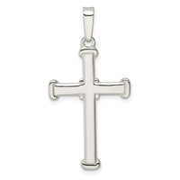 Sterling Silver Polished Cross Pendant