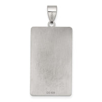 Sterling Silver Death Tarot Card Pendant
