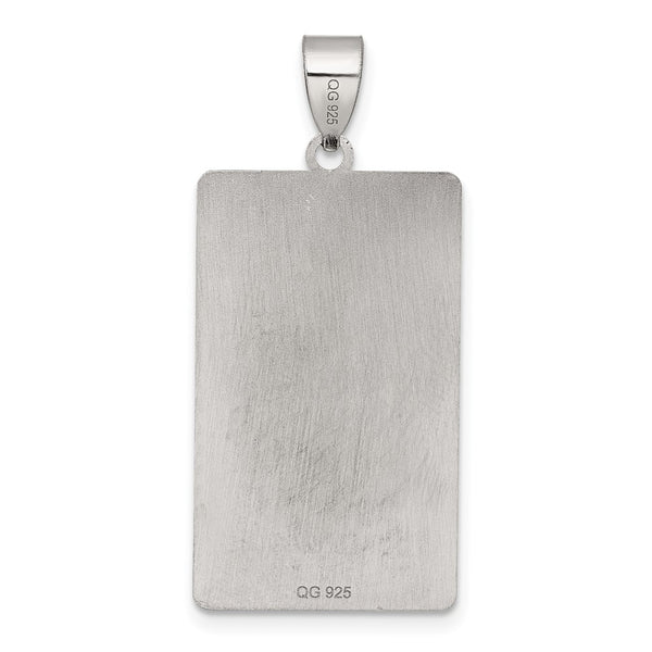 Sterling Silver Death Tarot Card Pendant