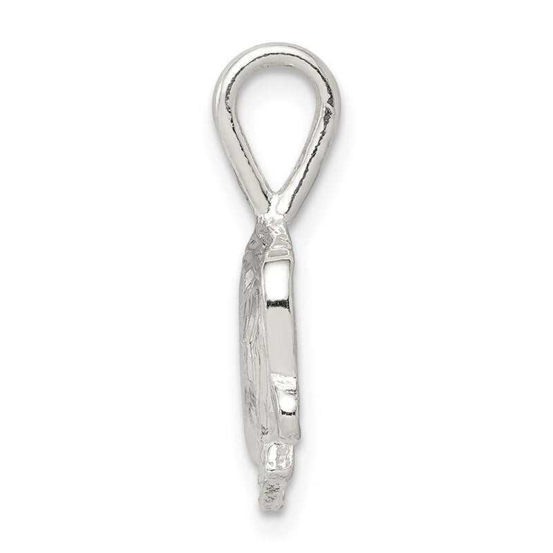 Sterling Silver Girl Head Charm