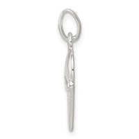 Sterling Silver Basketball in Hoop Charm