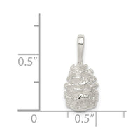 Sterling Silver Pinecone Charm
