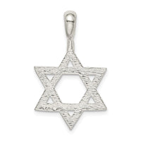 Sterling Silver Star of David Charm