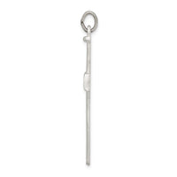Sterling Silver Antiqued Nail Cross Pendant