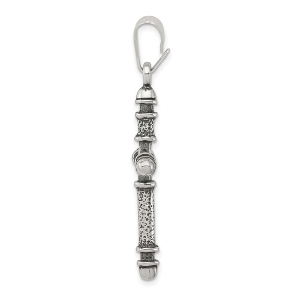 Sterling Silver Antiqued Cross Pendant