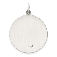 Sterling Silver Antiqued St. Christopher Medal