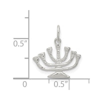 Sterling Silver Menorah Charm