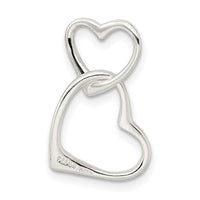 Sterling Silver Double Heart Pendant