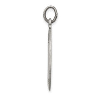 Sterling Silver Antiqued Saint Anthony Medal