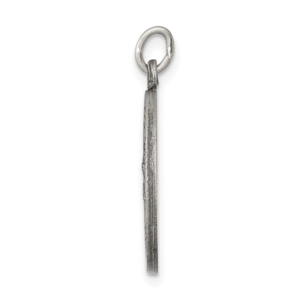 Sterling Silver Antiqued Our Lady of Guadalupe Medal
