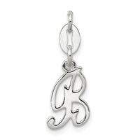 Sterling Silver Letter B Initial Charm