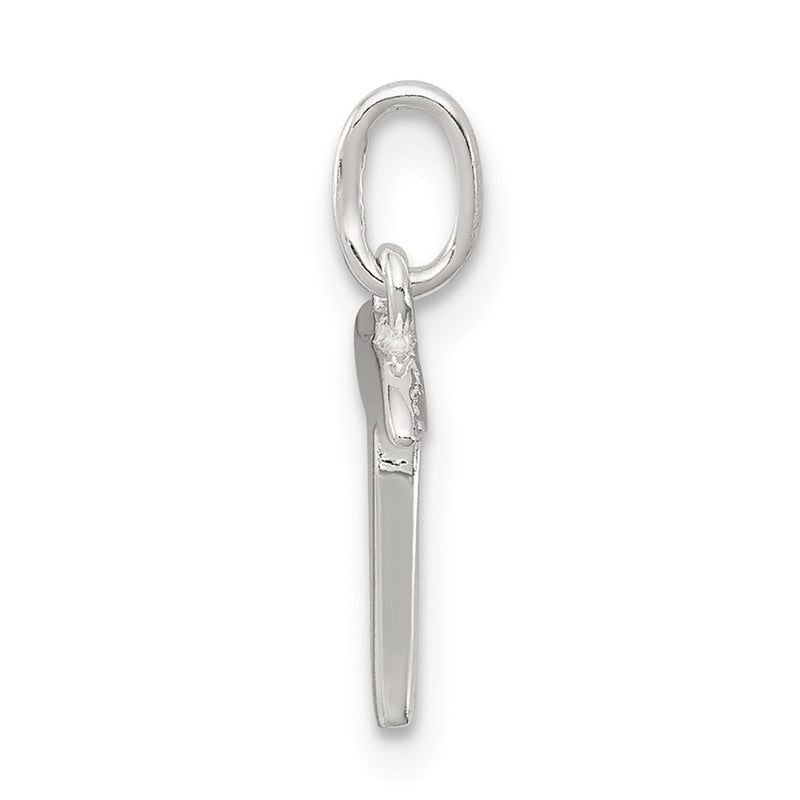 Sterling Silver Letter T Initial Charm