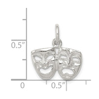 Sterling Silver Comedy/tragedy Charm