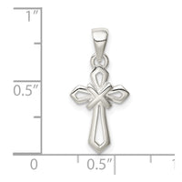Sterling Silver Polished Cross Pendant