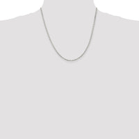 Sterling Silver 2.75mm Beveled Oval Cable Chain