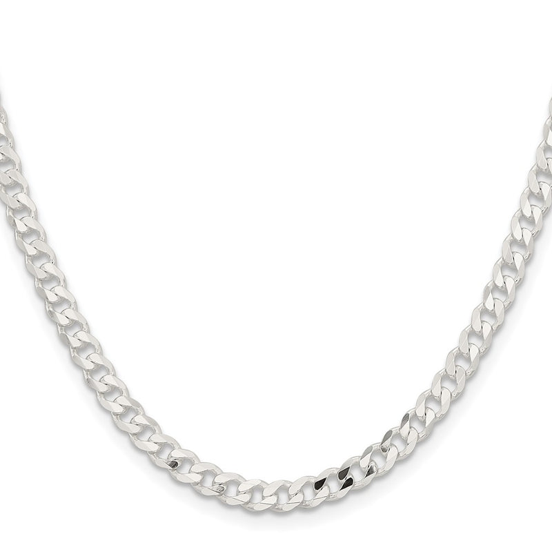 Sterling Silver 4.5mm Curb Chain