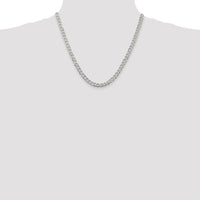 Sterling Silver 5.7mm Curb Chain