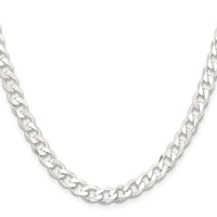 Sterling Silver 6.5mm Curb Chain