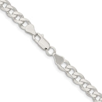 Sterling Silver 6.5mm Curb Chain