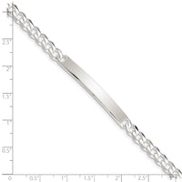 Sterling Silver Curb ID Bracelet