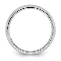Sterling Silver Rhodium-plated 3mm Comfort Fit Size 9 Band