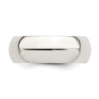 Sterling Silver 7mm Comfort Fit Size 4.5 Band