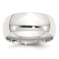 Sterling Silver 9mm Comfort Fit Size 12.5 Band