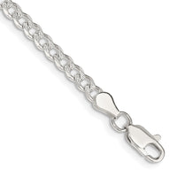 Sterling Silver 3.8mm PavÃ© Curb Chain