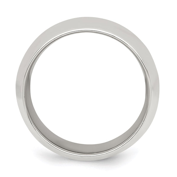 Sterling Silver 10mm Comfort Fit Size 4.5 Band