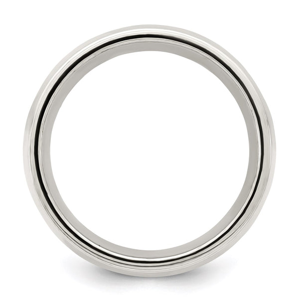 Sterling Silver 9mm Milgrain Comfort Fit Band