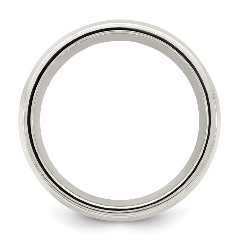 Sterling Silver 9mm Milgrain Comfort Fit Band