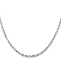 Sterling Silver 3.5mm Cable Chain