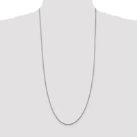 Sterling Silver 1.85mm Diamond-cut Rope Chain